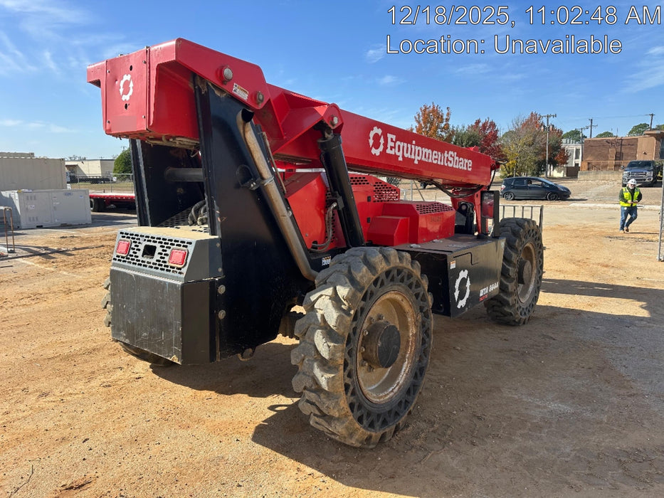 2019 Manitou MTA8044 74hp T4F, Open ROPS, Cab and Boom LED work lights, Auxiliary Hydraulics, Solid Tires, Amber strobe, Lift Hook w/66" Carriage, 60" Forks