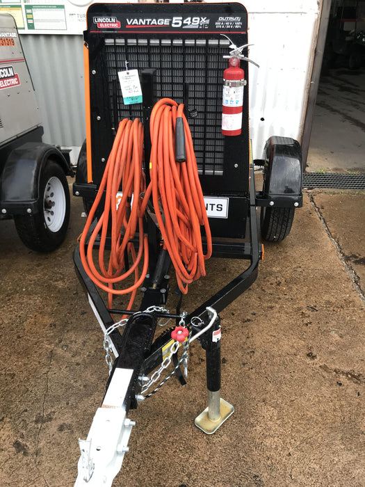 2021 Lincoln Electric Vantage 549X Ready Pak 3, ORANGE (includes trailer, cable rack, fender light kit)