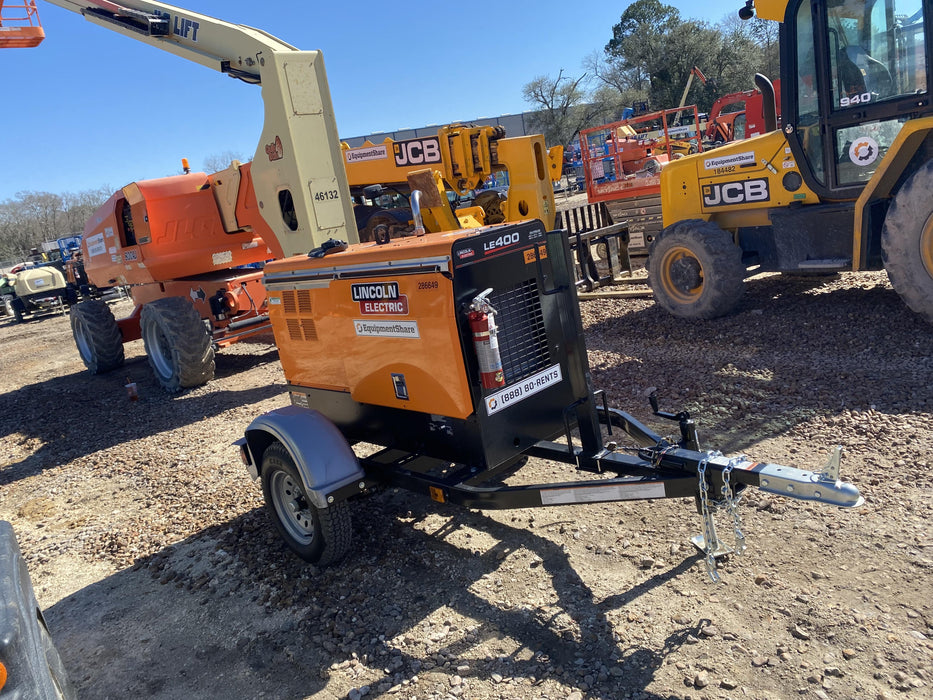 2022 Lincoln Electric LE400 Kubota V1505, Trlr, Cable Rack, Light Kit, ES Decals, T3