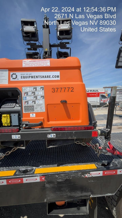 2023 Generac MLT2 Diesel, Flex Switch 120V Input, Powerzone Controller, 
(4) 320W LED Lights, 4kW Generator, 39.9 Gal Fuel Tank, 2" Ball, T3