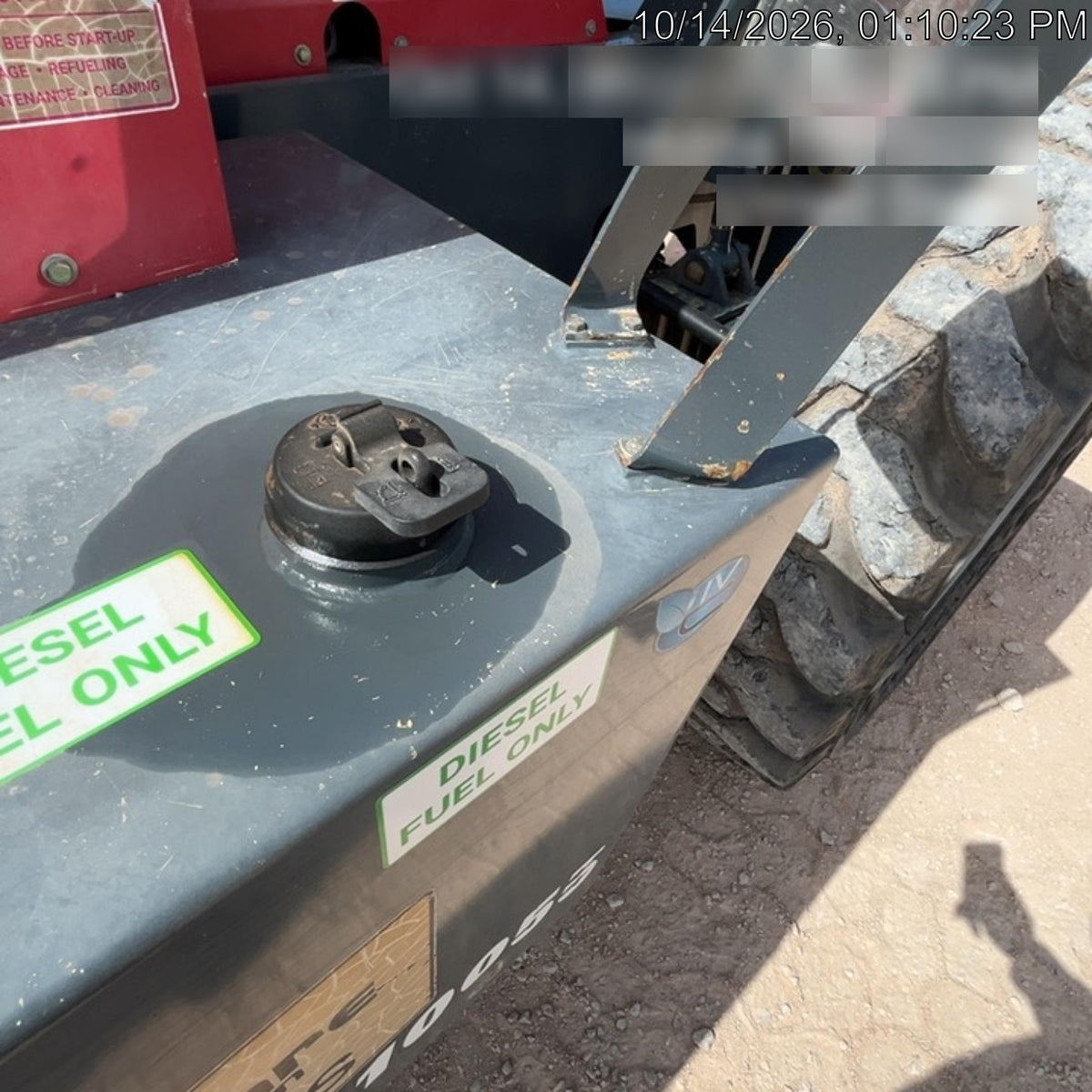 2018 Manitou MTA10055 Manitou MTA 10055 (open ROPS) w/Cab/Heat/AC, Work Lights/Strobe, Aux Hyd, Solid Tires, Lift Hook, 66" Carriage, 60" Forks