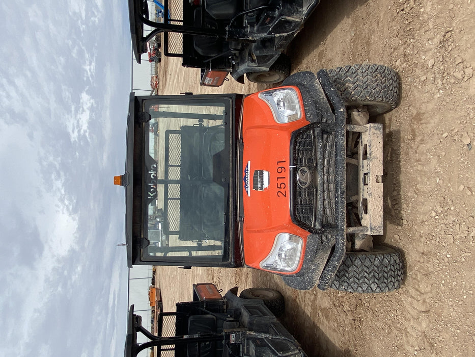 Kubota RTV-X1140W-H 4wd Utility Cart, LED Strobe, Windshield Tempered Glass, Pastic Canopy, Wire Harness Kit, Backup Alarm