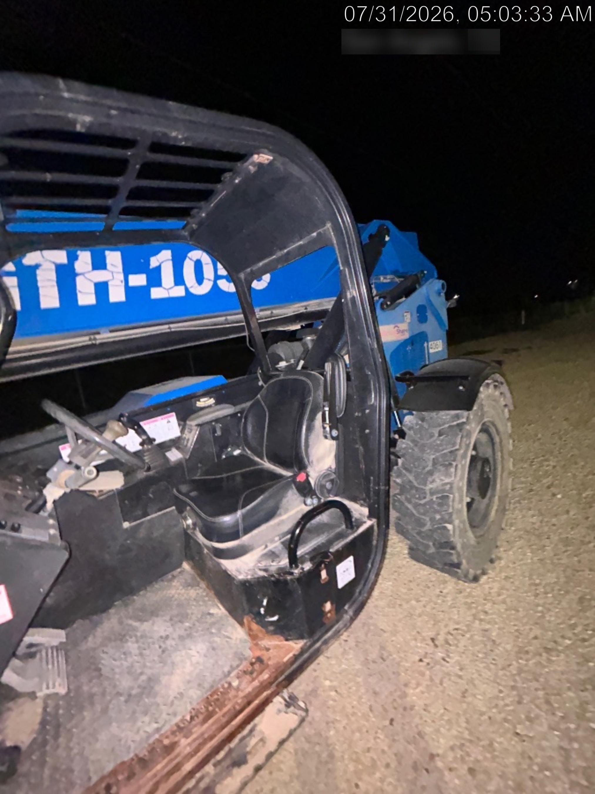 2017 Genie GTH-1056 Genie GTH1056, Solid Tires, 60" carriage, Light Kit, Open ROPS