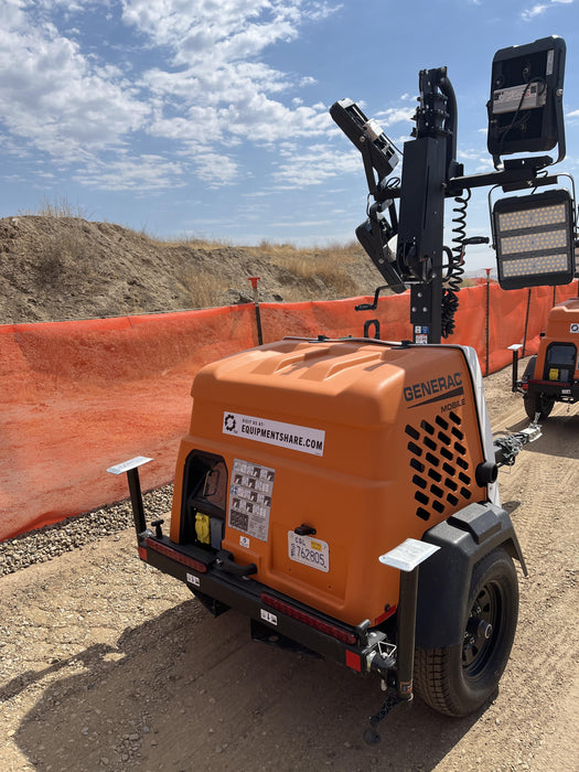 2023 Generac MLT2 Diesel, Flex Switch 120V Input, Powerzone Controller, 
(4) 320W LED Lights, 4kW Generator, 39.9 Gal Fuel Tank, 2" Ball, T3