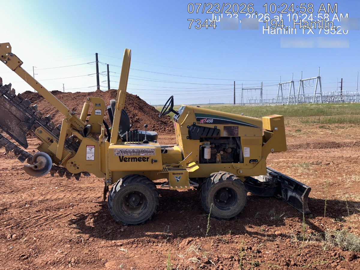 2019 VERMEER RTX450