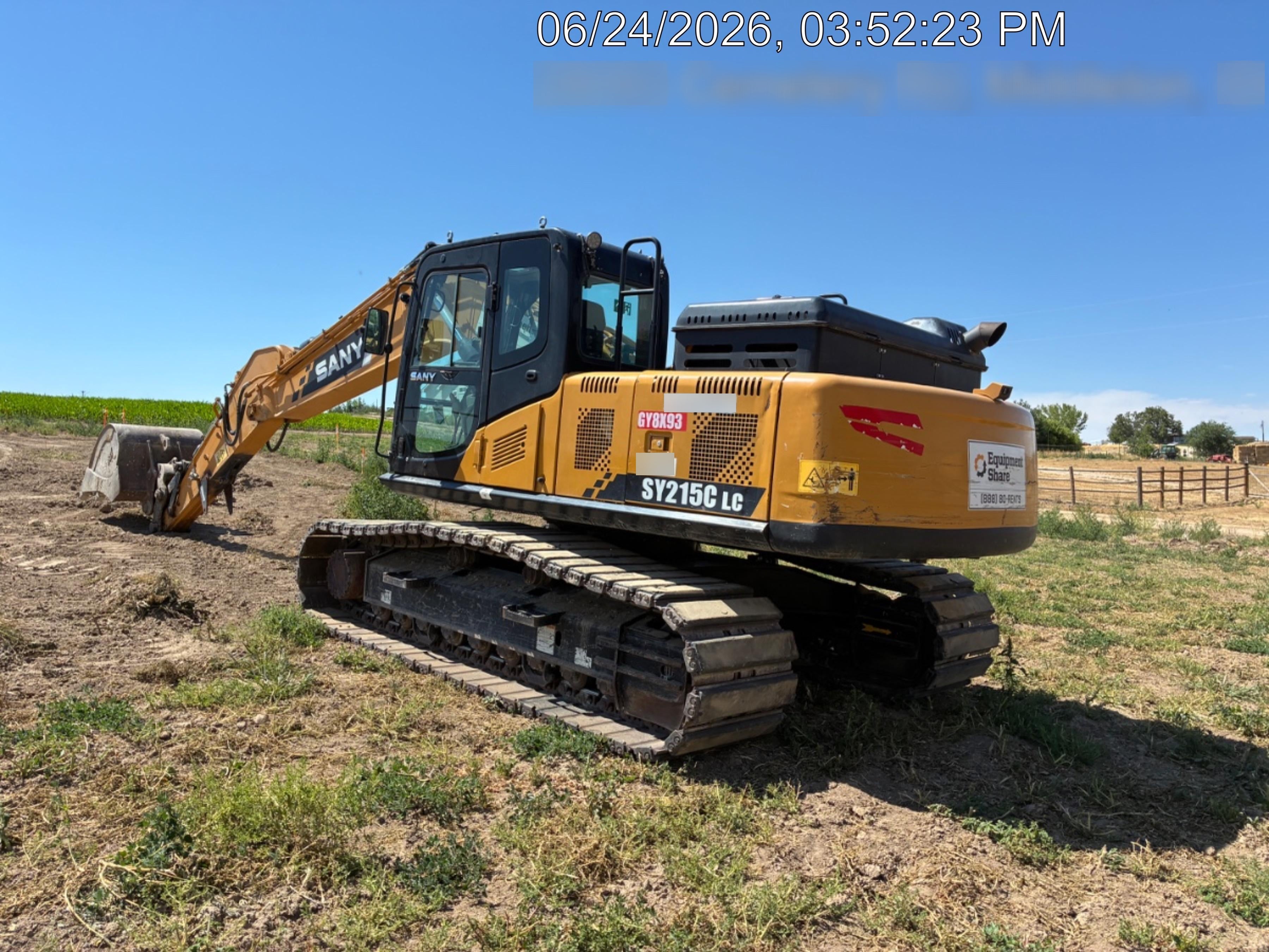 Sany SY215 SY215 Tier 4 - Cab, Bucket