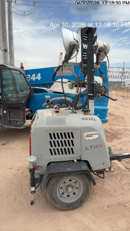2018 Wacker Neuson LTV6L-MH Wacker Neuson LTV6L Mobile Light Tower w/Fuel Level Sensor Installed