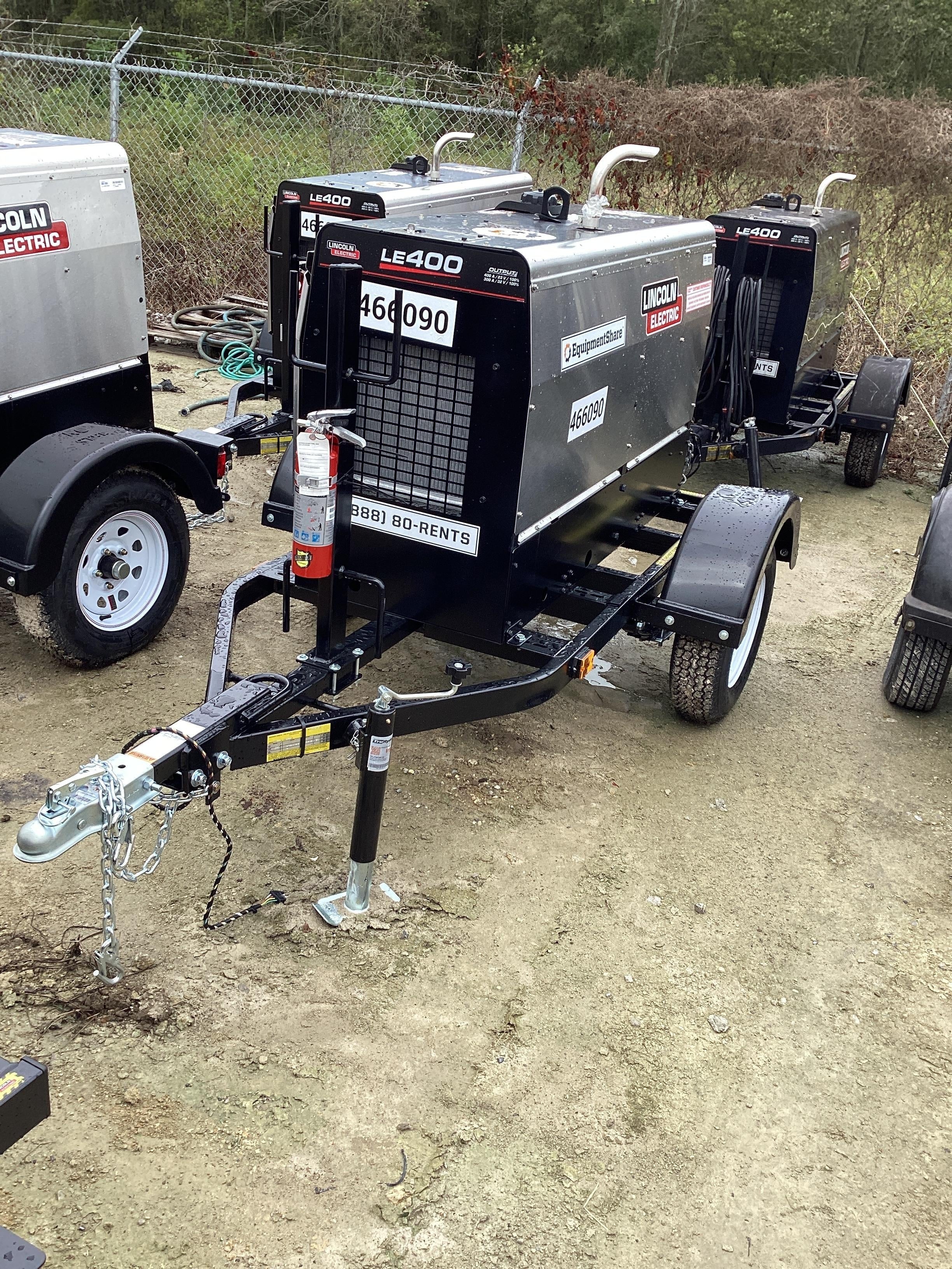 2024 Lincoln Electric LE400 Kubota V1505, Trlr, Cable Rack, Light Kit, ES Decals, T3