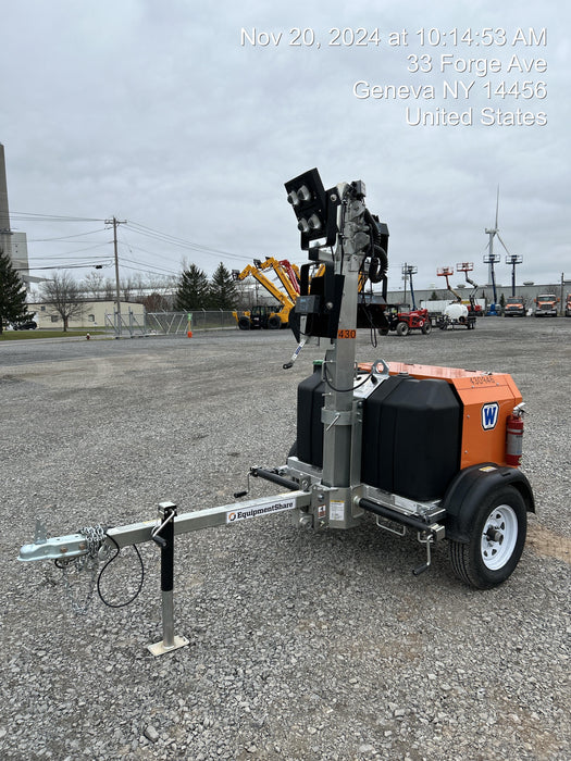 2024 Wanco WLTT-4MM4K Diesel, Deep Sea Controller, Shore Power Plug, Auto Start, (4) 350W LED Floodlights, 4kW Generator, 60 Gal Fuel Tank, 2" Ball, T3