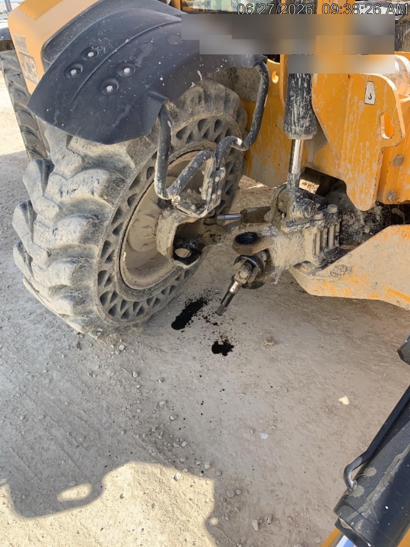 2019 JCB 510-56 74 HP w/Open ROPS, Beacon, Aux Hydraulics, Worklights, Solid Tires w/60" Carriage/Forks