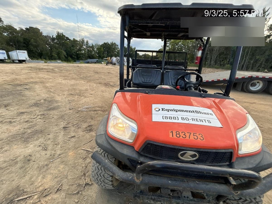Kubota RTV-X1140W-H Plastic Canopy, Windshield Acrylic Clear, LED Strobe Light, Wire Harness Kit, Back up Alarm