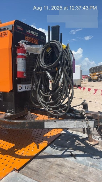 2022 Lincoln Electric LE400 Kubota V1505, Trlr, Cable Rack, Light Kit, ES Decals, T3