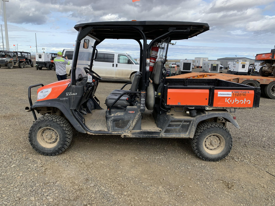 2021 Kubota RTV-X1140W-H Plastic Canopy, Windshield Acrylic Clear, LED Strobe Light, Wire Harness Kit, Back up Alarm