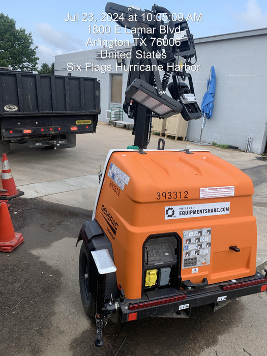 2024 Generac MLT2 Diesel, Flex Switch 120V Input, Powerzone Controller, 
(4) 320W LED Lights, 4kW Generator, 39.9 Gal Fuel Tank, 2" Ball, T3