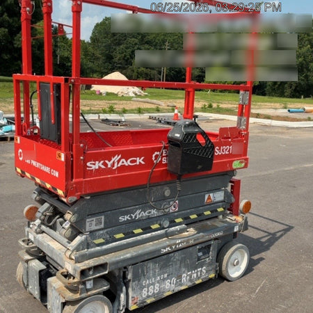 2024 Skyjack SJ3219 Electric Drive, Sld NM Tires, DBcns, RFRails, Power to Platform, T3 + Access Control