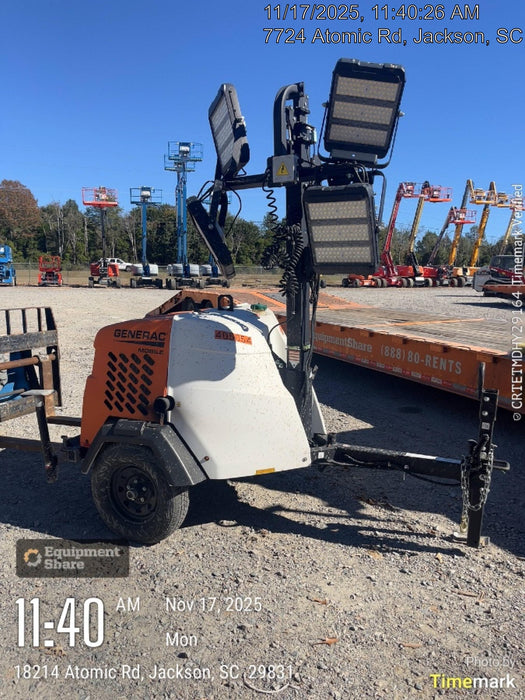 2024 Generac MLT6SKDS-STD4 ELEC WINCH Diesel, Electric Winch Mast, Powerzone Controller, (4) 320W LED Lights, 4kW Generator, 39.9 Gal Fuel Tank, 2" Ball, T3