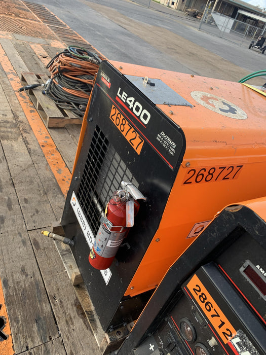 2022 Lincoln Electric LE400 Kubota V1505, Trlr, Cable Rack, Light Kit, ES Decals, T3