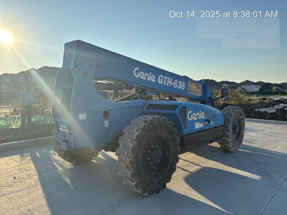 2017 Genie GTH-636 Genie GTH636 Telehandler, 48" Carriage, Solid Tires