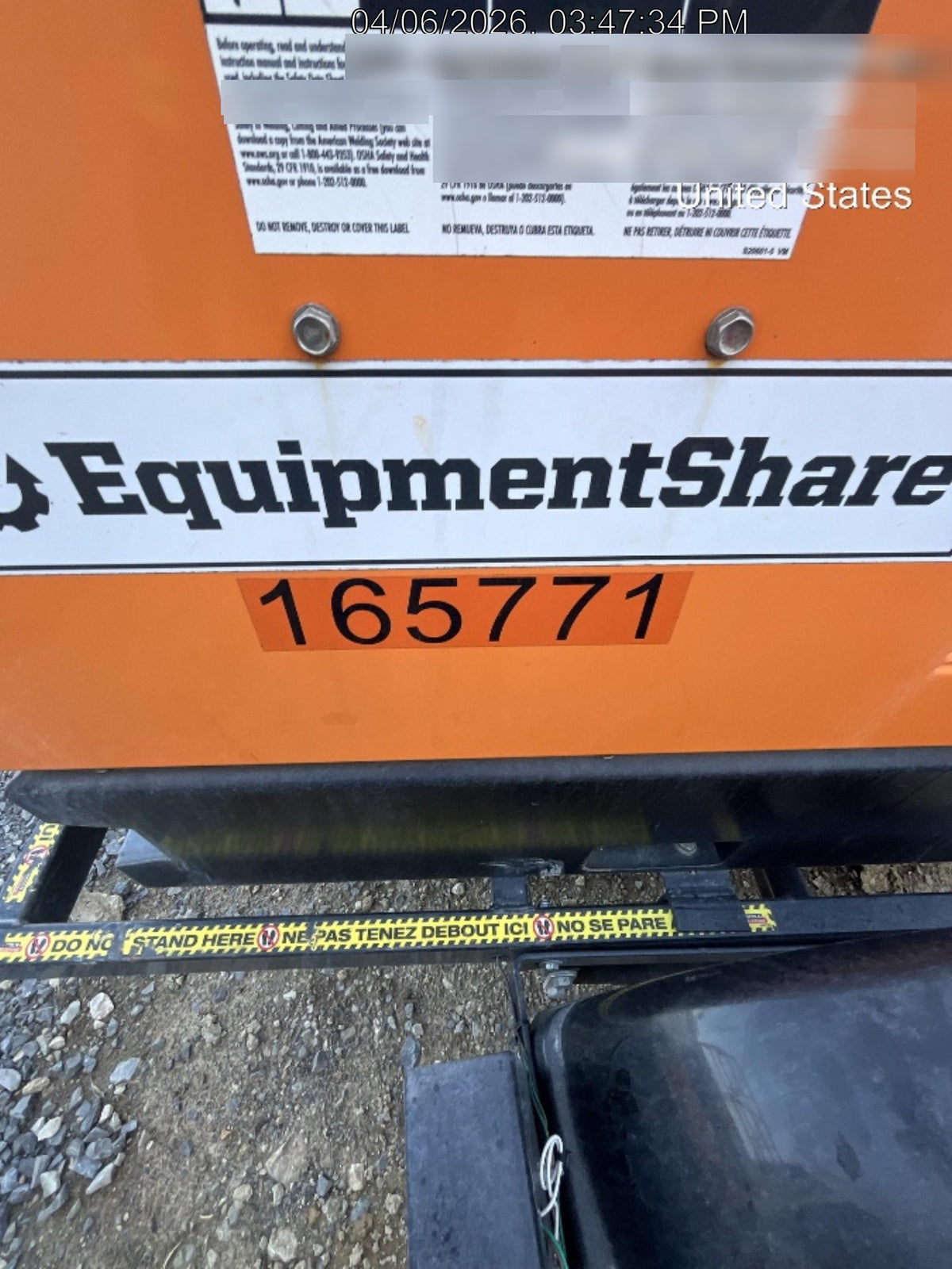 2021 Lincoln Electric Vantage 549X Ready Pak 3, ORANGE (includes trailer, cable rack, fender light kit)