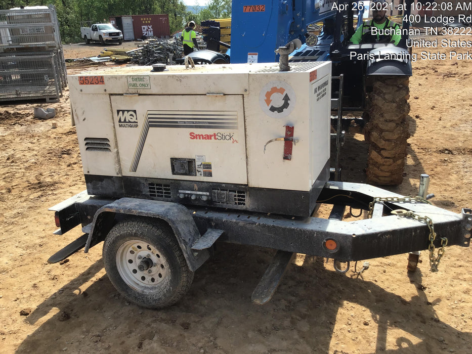 2019 Multiquip DLW400ESA4 Dual Pack, Trailer Mounted