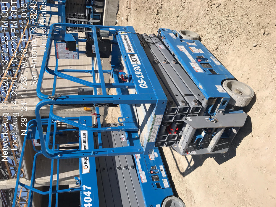 2019 Genie GS-1930 Fixed rails with chain Entry