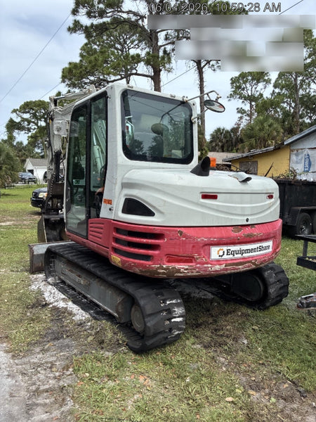 2019 Takeuchi TB290 Cab, AC, Rubber Tracks, Dozer Blade, Travel Alarm, Control Pattern Change Valve, Auxiliary Hydraulics w/18" Quick Coupler Bucket with teeth, 6.2 cu. ft. capacity/24" Quick Coupler Bucket with teeth, 8.6 cu. ft. capacity/36" Quick Coupler Bucket with teeth, 13.4 cu. ft. capacity, Quick Coupler, Hydraulic Thumb Installed