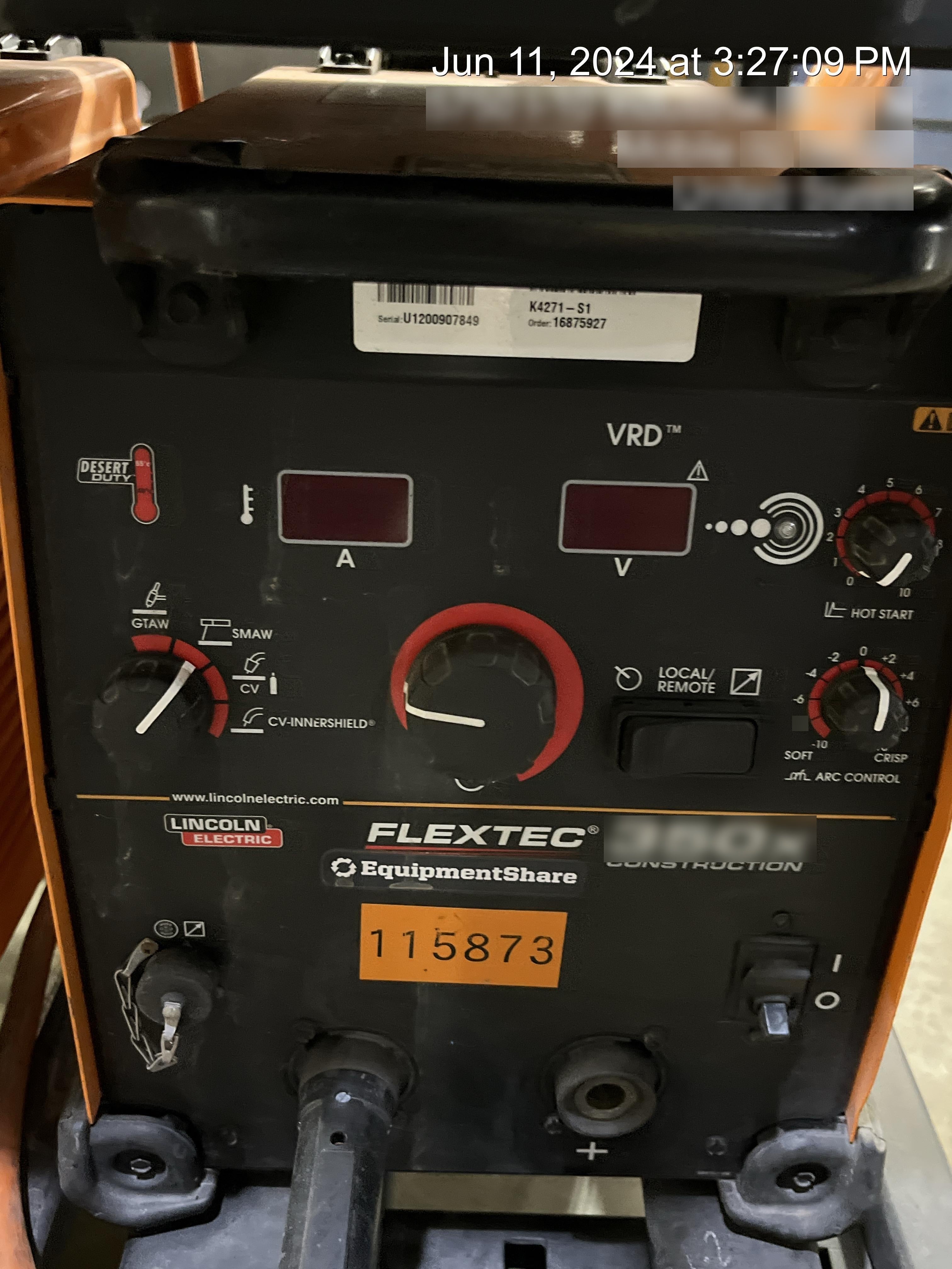 2020 LINCOLN ELECTRIC FLEXTEC 350X