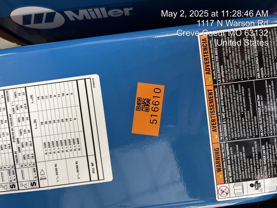 2025 MILLER ELECTRIC Maxstar 210 STR