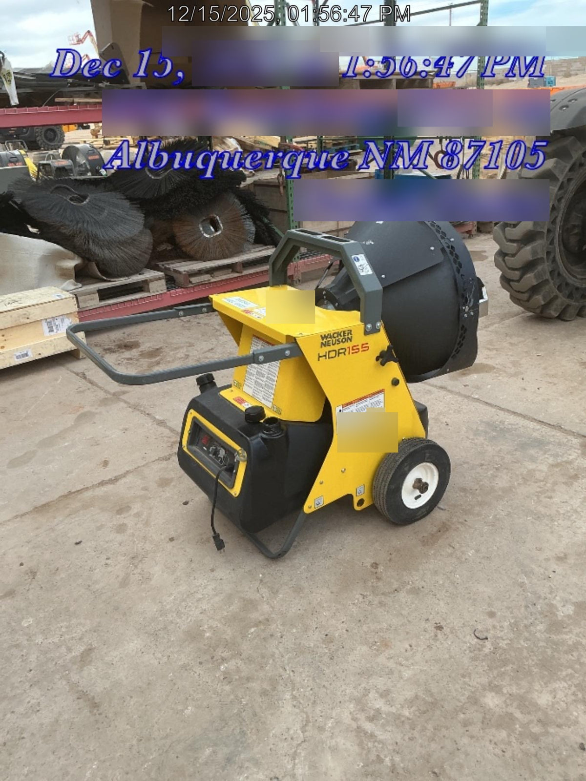 2018 WACKER NEUSON HDR 155