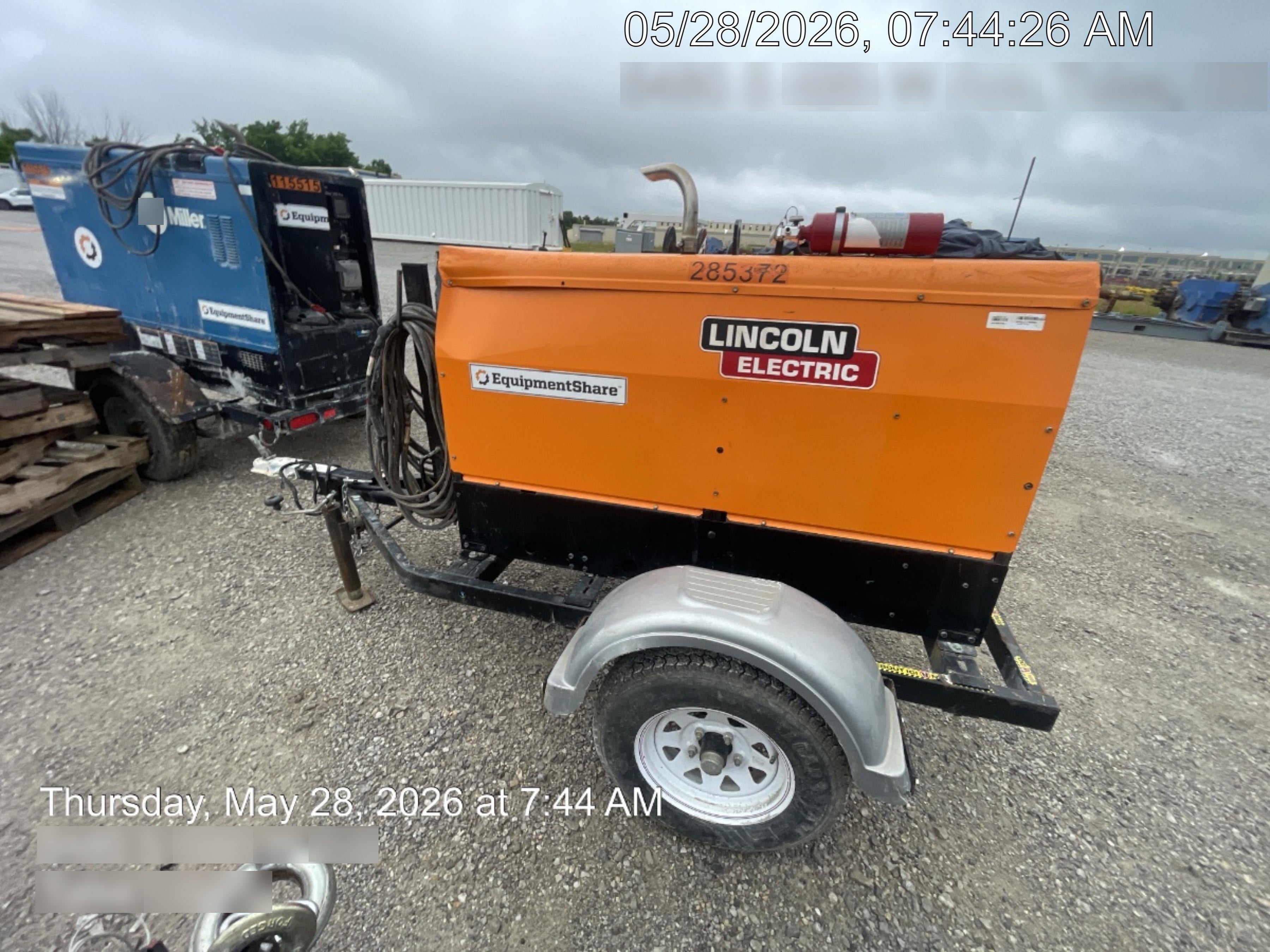 2022 Lincoln Electric LE400 Kubota V1505, Trlr, Cable Rack, Light Kit, ES Decals, T3