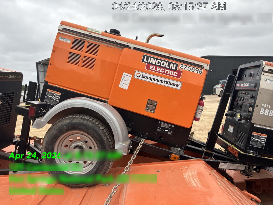 2022 Lincoln Electric LE400 Kubota V1505, Trlr, Cable Rack, Light Kit, ES Decals, T3