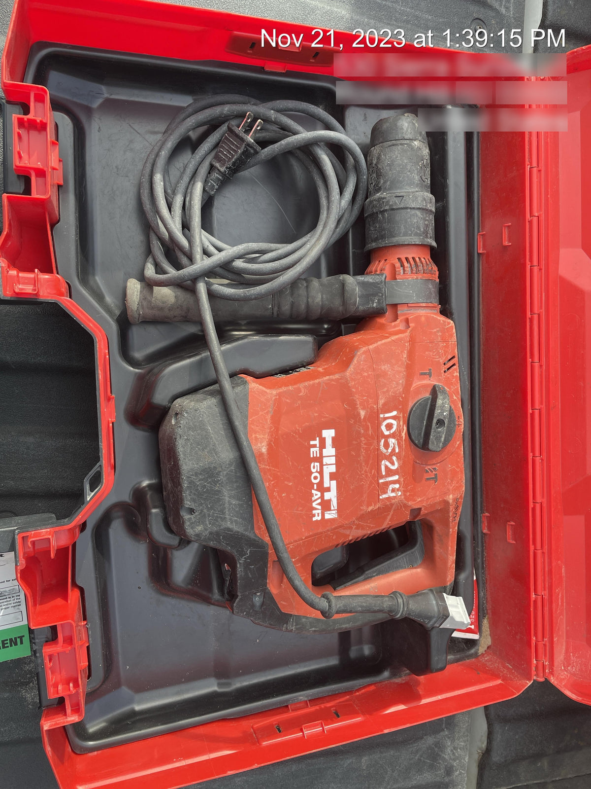 2020 HILTI TE 50-AVR