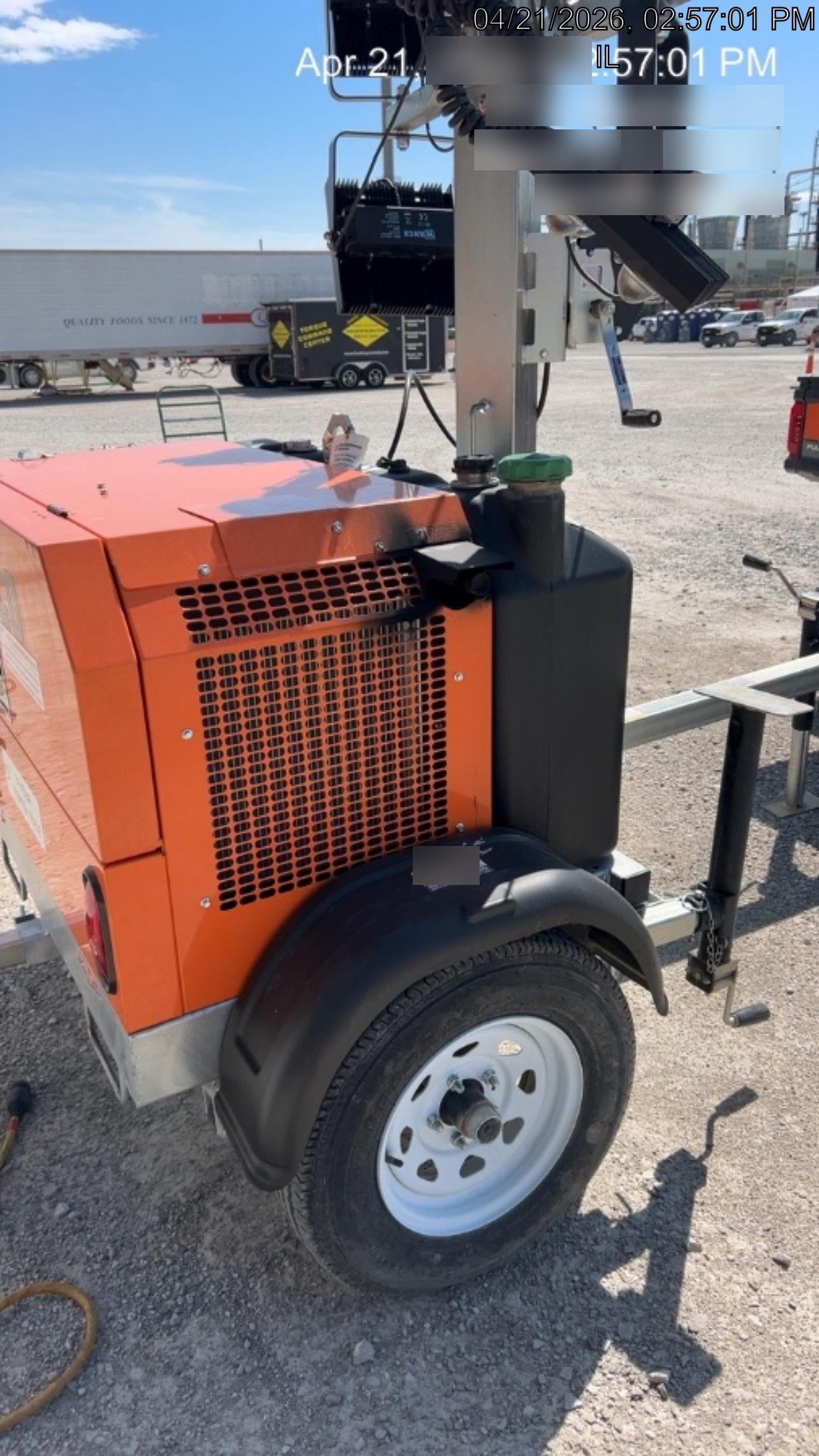 2024 Wanco WLTT-4MM4K Diesel, Deep Sea Controller, Shore Power Plug, Auto Start, (4) 350W LED Floodlights, 4kW Generator, 60 Gal Fuel Tank, 2" Ball, T3
