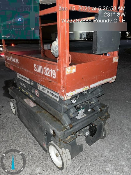 2018 Skyjack SJIII-3219 Standard Rental Specs