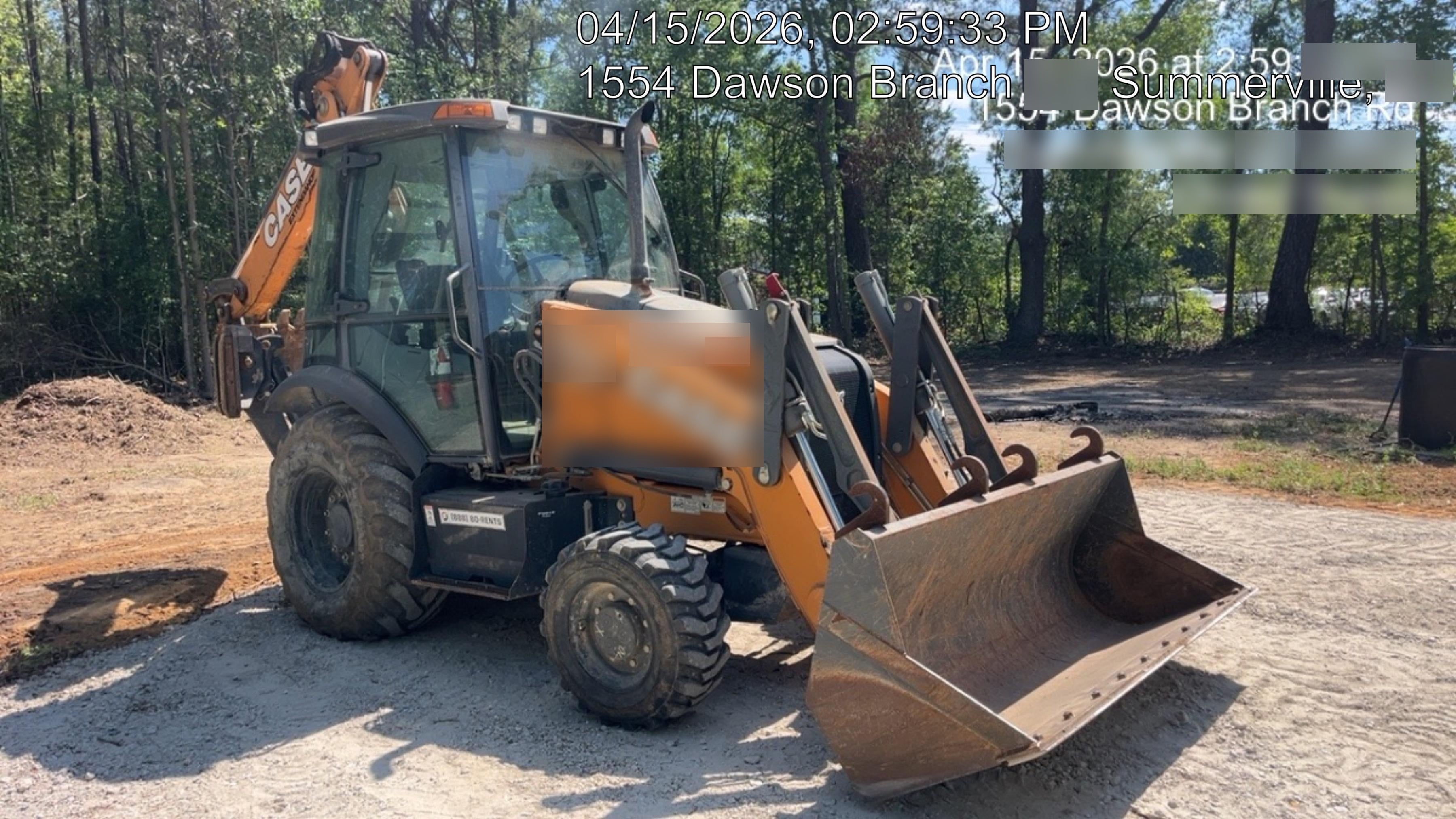 2020 Case 580N EP - Extendable Backhoe Cab/Heat/Air, 4WD, Extendable Stick, Pilot Controls, 2 Way Hydraulics, Ride Control, TAG Manual QC