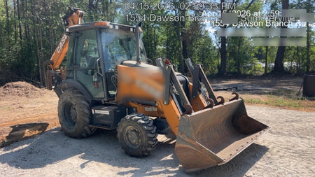 2020 Case 580N EP - Extendable Backhoe Cab/Heat/Air, 4WD, Extendable Stick, Pilot Controls, 2 Way Hydraulics, Ride Control, TAG Manual QC