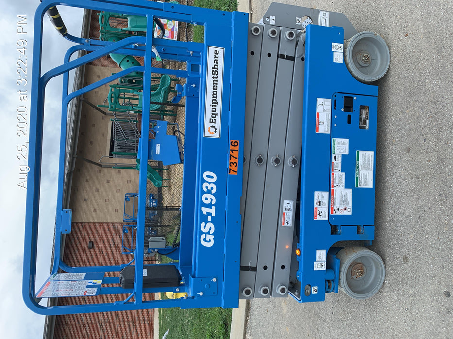 2020 Genie GS-1930 Fixed rails with chain entry gate - Pre A92.20