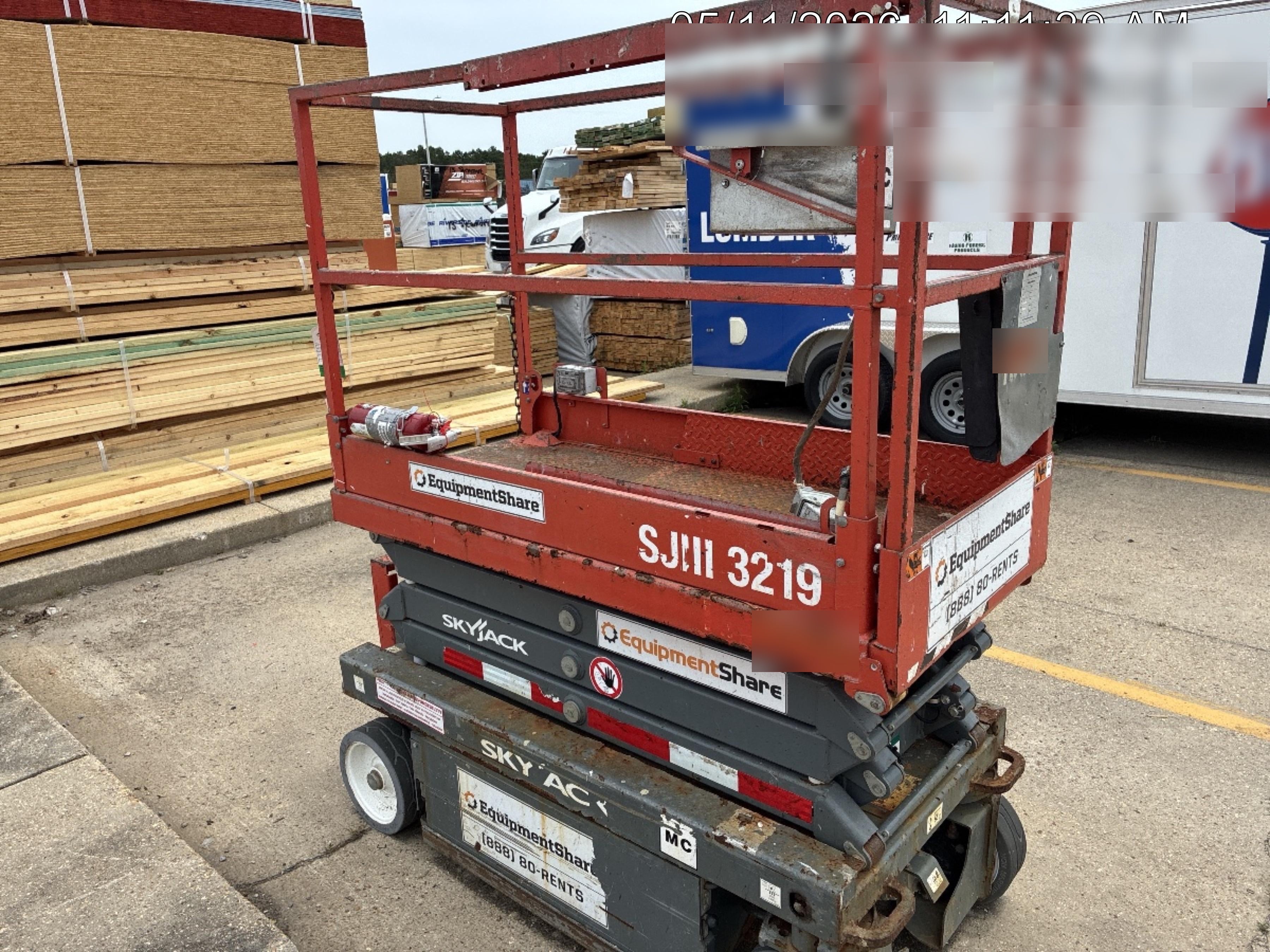 2018 Skyjack SJIII-3219 Skyjack SJIII3219 Scissor Lift w/Trojan Batteries