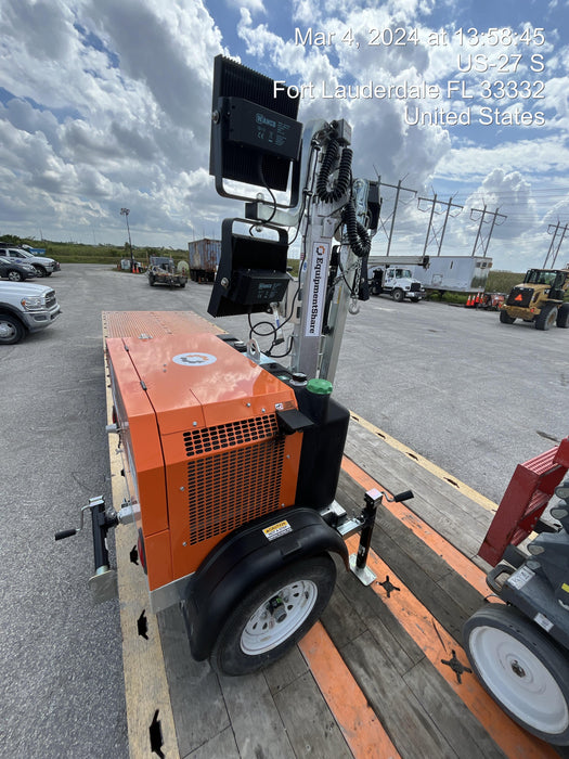 2023 Wanco WLTT-4MM4K Diesel, Deep Sea Controller, Shore Power Plug, Auto Start, (4) 350W LED Floodlights, 4kW Generator, 60 Gal Fuel Tank, 2" Ball, T3