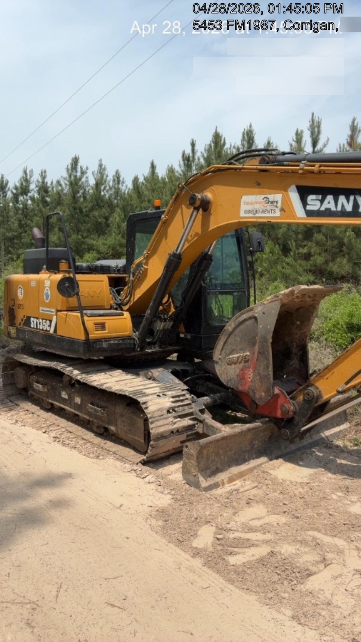 2017 SANY SY135C