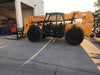 2019 JCB 509-42 Open ROPS, 74 HP, Solid Tires, Worklights, Beacon, Aux Hydraulics, Lifting Eye 66" Carriage/60" Forks