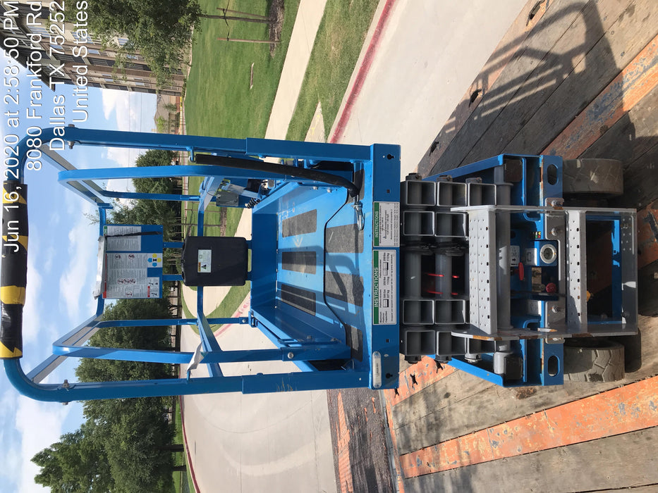 2019 Genie GS-1930 Fixed Rails with Chain Entry