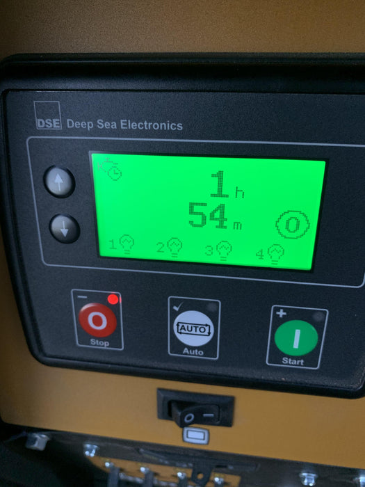 2021 Allmand NLV3GR (4) LED Light Fixture 350W, 23' Vertical Mast, 3kW Prime, Towable, Deep Sea L401, Leveling Jacks, Yanmar T4F 5.8hp