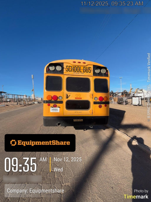 2012 BLUE BIRD 72 Passenger Bus