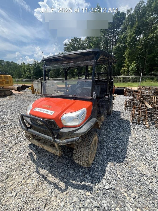 2021 Kubota RTV-X1140W-H Plastic Canopy, Windshield Acrylic Clear, LED Strobe Light, Wire Harness Kit, Back up Alarm