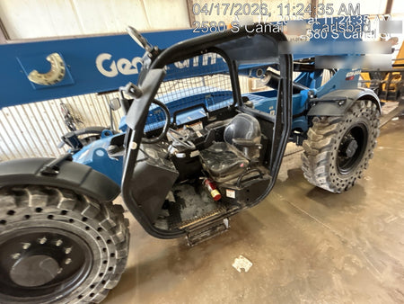 2018 Genie GTH-844 GTH-844 w/Open ROPS, Solid Tires, beacon/work lights, 60" carriage/forks