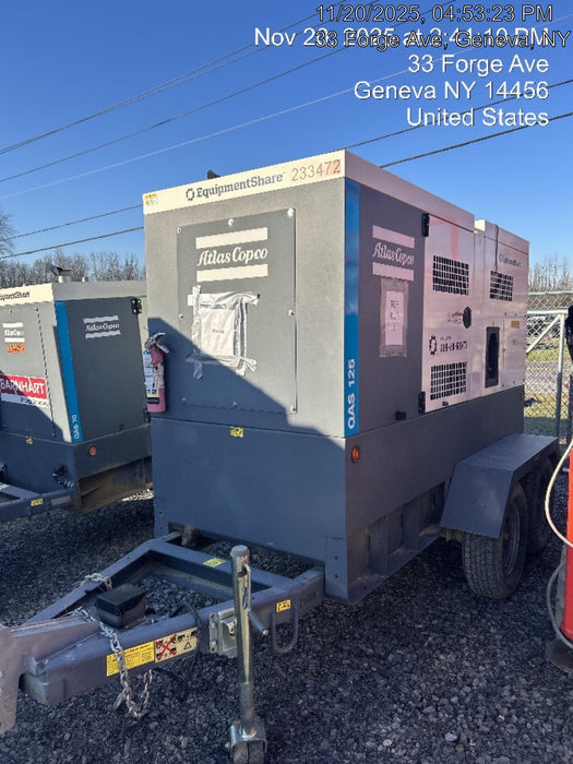 2022 ATLAS COPCO QAS 125