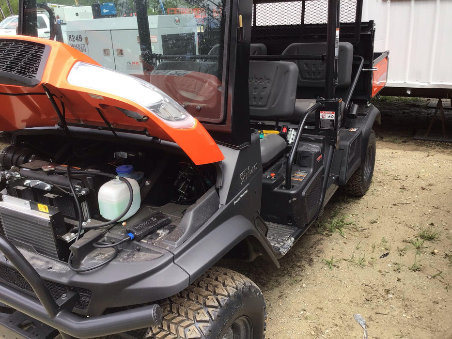 2019 Kubota RTV-X1140W-H 4wd Utility Cart, LED Strobe, Windshield Tempered Glass, Pastic Canopy, Wire Harness Kit, Backup Alarm