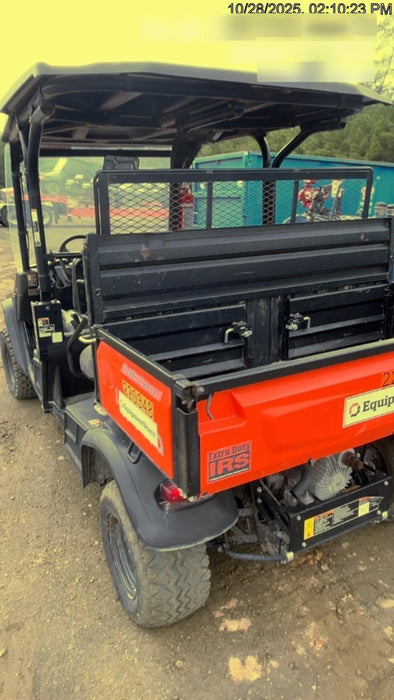 2022 Kubota RTV-X1140W-H Plastic Canopy, Windshield Acrylic Clear, LED Strobe Light, Wire Harness Kit, Back up Alarm