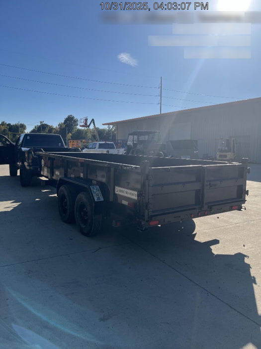 2024 BIG TEX TRAILER 16LP - 16' Bumper Pull Dump Trailer